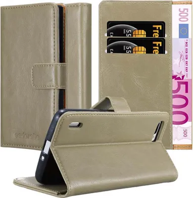 Image de Cadorabo Housse pour Honor 6 PLUS Housse en marron Housse pour portable Book Case Etui Luxury