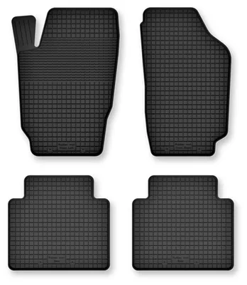 Produktbild von Gummi-Fußmatten für Lancia Lybra 1999-2005 (Limousine/Kombi) – 4-tlg, Schwarz, Semi-Universal, angepasst – Wielganizator Semi-Universal