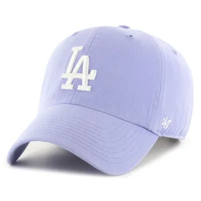 Produktbild von '47 Brand MLB Los Angeles Dodgers '47 CLEAN UP Cap Lavender