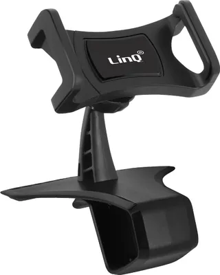 Immagine prodotto di Porta smartphone per auto, aletta parasole per cellulare, LinQ - Nero