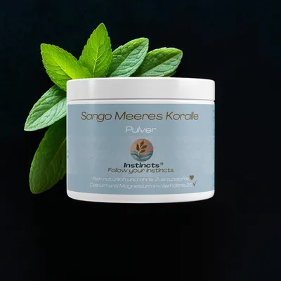 Produktbild von Instincts, Sango Meeres Koralle Pulver - 250g, Calcium, Magnesium ohne Zusatzstoffe