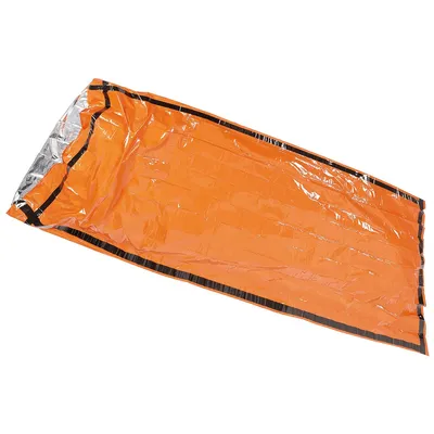 Produktbild von Fox Outdoor Notfall-Biwaksack, orange, einseitig alubeschichtet