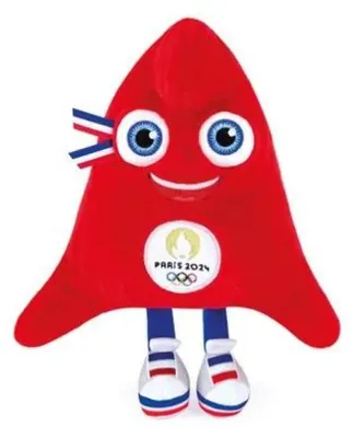 Imagen del producto de Doudou et Compagnie: Peluche, mascota de los Juegos Olímpicos de París 2024, 25 cm