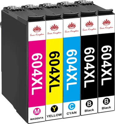 Produktbild von 5x 604XL für Epson 604 Druckerpatronen WF-2910 WF-2930 WF-2935 WF-2950 XP-2200 XP-2205 XP-3200 XP-3205 XP-4200 XP-4205
