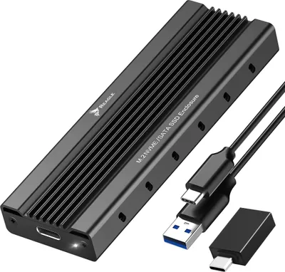 Zdjęcie produktu dla Obudowa SSD Reagle NVME PCIe SATA M.2 USB 3.1 GEN2