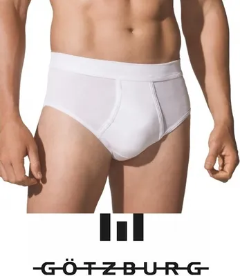 Produktbild von Götzburg Slip Feinripp weiß Größe 10 2er Pack