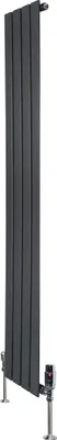 Immagine prodotto di Radiatori a pannello e valvole – 1600 mm x 280 mm – Grigio antracite