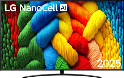 Produktbild von LG NanoCell AI 86NANO81A6A 2,18 m (86") 4K Ultra HD Smart TV Wifi Schwarz