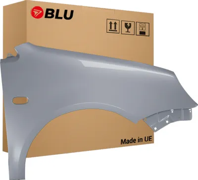 Immagine prodotto di BLU Parafango compatibile con VW Volkswagen Polo 9N IV 4 LA7W Destra Silber ReflexSilber | 2001-2005 | Anteriore | Verniciato | Pronto per il montaggio | Acciaio