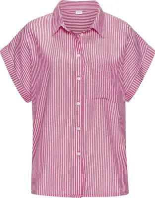 Produktbild von LASCANA Hemdbluse pink-weiß gestreift Größe 36/38