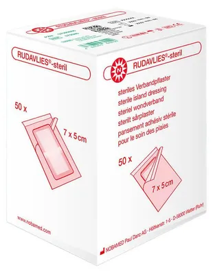 Produktbild von Nobamed RUDAVLIES steril Wundverband 7 cm x 5 cm