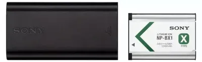 Produktbild von SONY USB-Reiseladegerät-Set mit Akku NP-BX1 - ACCTRDCX