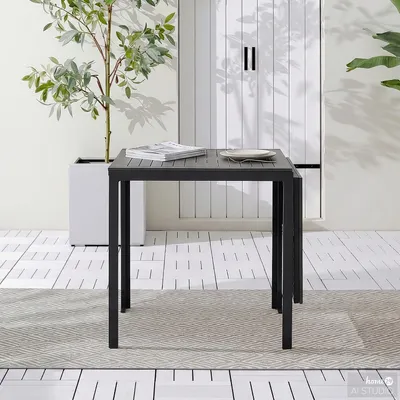 Produktbild von home24 Klapptisch - Aluminium - Grau
