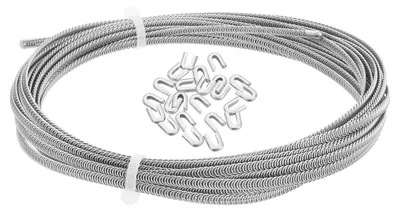 Korsett-Spiralstäbe 1/4 Zoll x 10 m, 32 Stück mit Kappen
