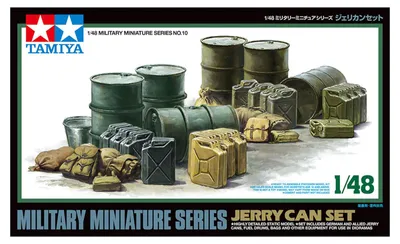 Image de Tamiya 1:48 WWII diorama set barrels&canisters
