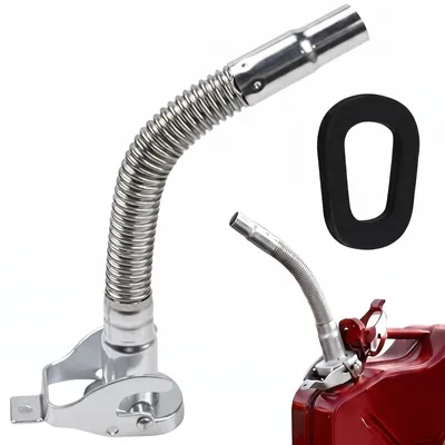 Image de Distributeur de liquide pour bidon, flexible et en acier inoxydable