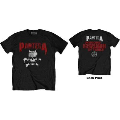 Produktbild von Pantera Horned Skull Stencil Black M T-Shirt