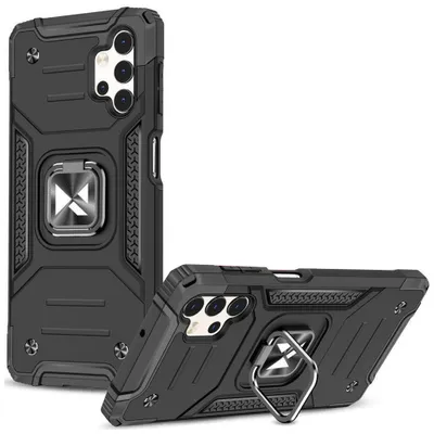 Zdjęcie produktu dla Wozinsky Ring Armor Pancerne Hybrydowe Etui Pokrowiec + Magnetyczny Uchwyt Samsung Galaxy A13 5G Czarny