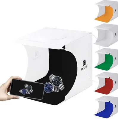 Imagen del producto de Puluz, estudio de iluminación LED de 20 cm, 1100 lúmenes, modelo PU5022