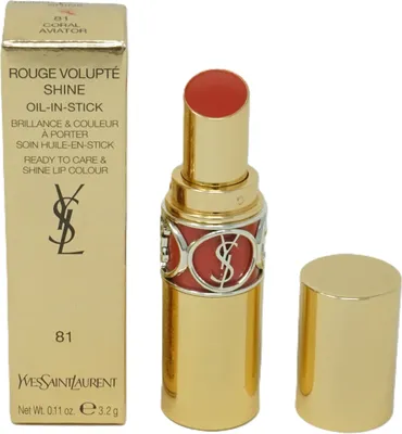 Produktbild von Yves Saint Laurent Rouge Volupté Shine, Koralle, Coral Aviator, 1 Farben, Feuchtigkeitsspendend, Frauen, Glanz