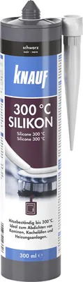 Produktbild von Knauf 300 °C Silikon 300 ml schwarz