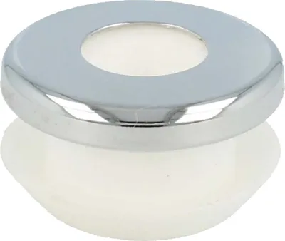 Produktbild von tecuro Urinal-Verbinder für Druckspülrohre 12-20 mm weiß, mit Rosette