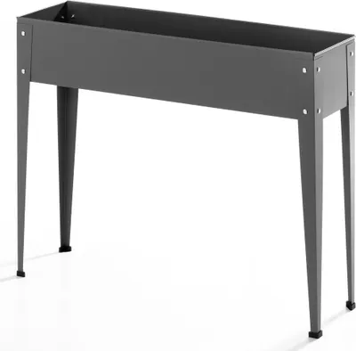 Produktbild von Powertec Garden Metall-Hochbeet, ca. 100 x 27 x 80 cm - Anthrazit