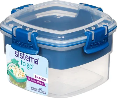 Produktbild von Sistema Snacks To Go Box 400 ml – Blue
