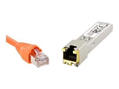 Obrázek produktu pro DIGITUS Mini GBIC Kupfer SFP Modul, 10 Gb/s, RJ45