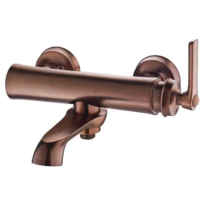 Produktbild von Retro Nostalgie, Badewanne-Batterie, ARMANCE 4-teilig Kupfer antique-bronze, Wannenrand-Batterie Armatur