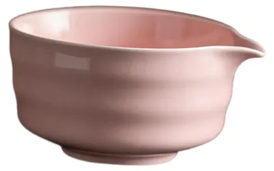 Produktbild von Tragbare Matcha-Schale mit Ausgießhilfe - Rosa Teekultur
