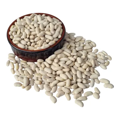 Produktbild von Weiße Bohnen 1 kg – Ganze Bohnen, unbehandelt, ohne Zusätze, ideal zum Kochen, Backen, für Suppen, Salate und herzhafte Gerichte