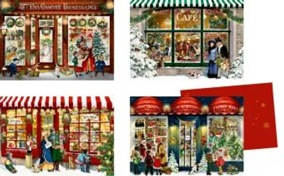 Produktbild von Nostalgische Läden, Mini-Adventskalender-Sort. (Behr)