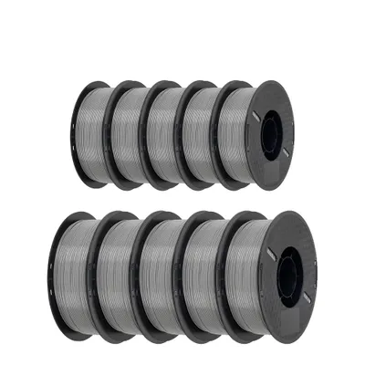 Image de Filament PETG, non obstrué, non toxique, gris