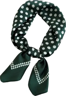 Zdjęcie produktu dla Chusta FE-33883 - Zielona w Kropki KP33883