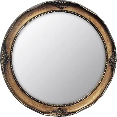 Produktbild von Famanu Wandspiegel Vintage Dekorativ - Antik Gold 31 cm