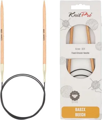 Obrázek produktu pro Kruhová pletací jehla 60 cm x 5 mm z brušdýle