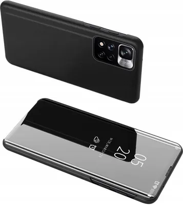 Zdjęcie produktu dla Clear View Case etui Realme 10 pokrowiec z klapką czarne