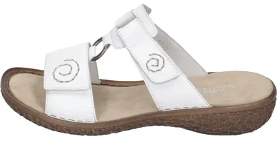 Produktbild von Rieker Damen Echtlederpantolette weiß, Damen:39 EU