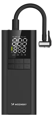 Productafbeelding van Compressor Wozinsky Wpep-8000, elektrische pomp, powerbank 8000mAh, zaklamp - zwart