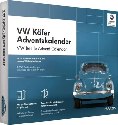 Immagine prodotto di Calendario dell'Avvento a tema Volkswagen Beetle | Calendario
