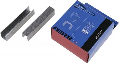 Produktbild von Heftklammern Typ 53, 14mm Schenkellänge, 1,2mm Drahtstärke, 10,6mm Rückenbreite, 1000 Stück