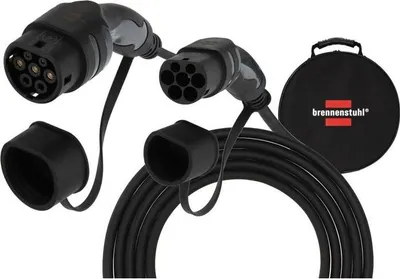 Obrázok produktu pre Nabíjací kábel EV typ 2 L.5m 11kW čierny IP55