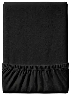 Obrázek produktu pro Jersey prostěradlo EXCLUSIVE černé 180x200, Obrázek vytvořený pomocí AI