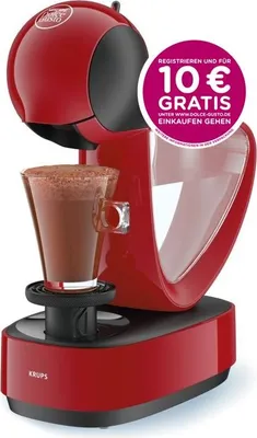 Produktbild von Krups Espressomaschine NESCAFÉ® DOLCE GUSTO® Infinissima KP1708, rot
