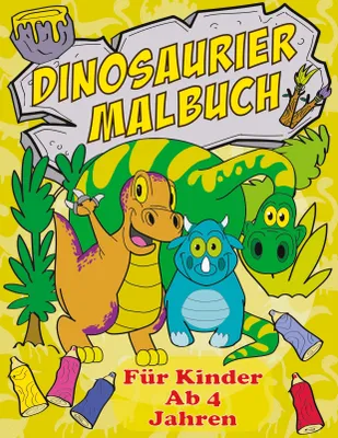 Produktbild von Dinosaurier Malbuch Für Kinder Ab 4 Jahren