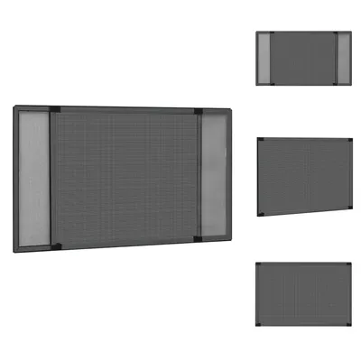 Produktbild von vidaXL Teleskop-Fliegengitter für Fenster Anthrazit (100-193)x75 cm -  Fliegengitter