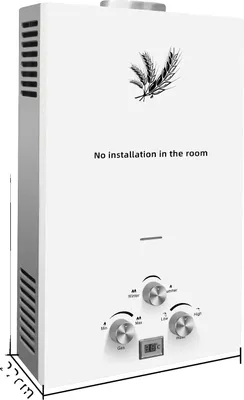 Obrázek produktu pro Ohřívač vody, průtokový ohřívač vody, ocelová konstrukce, 36KW 18L