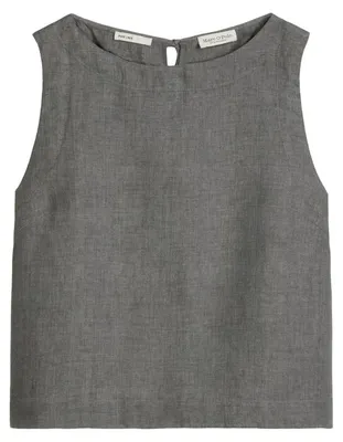 Produktbild von Marc O'Polo Casual Ärmellose Leinenbluse regular