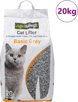 Image de Litière pour chat avec poudre pour bébé, parfum Bentonite, 20 L
